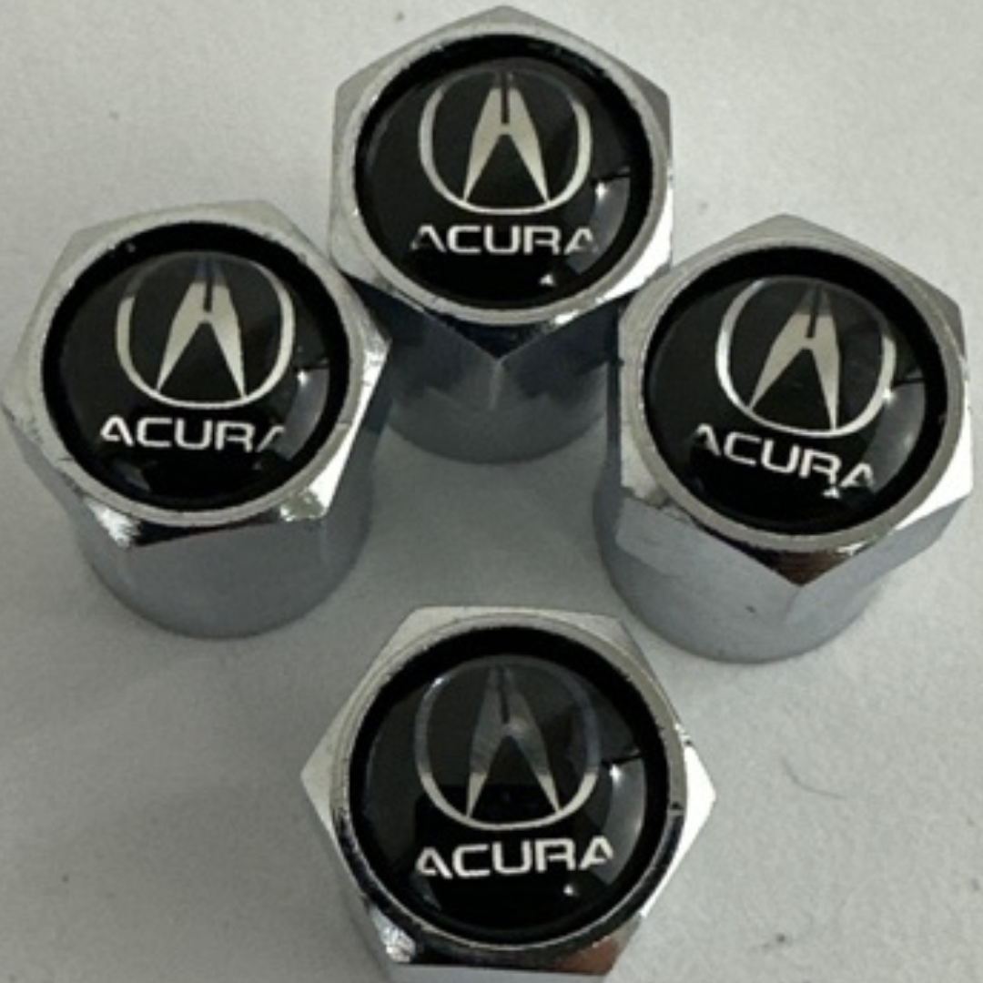 Set of 4 Universal Acura Wheel Stem Air Valve Caps 3f8fc673