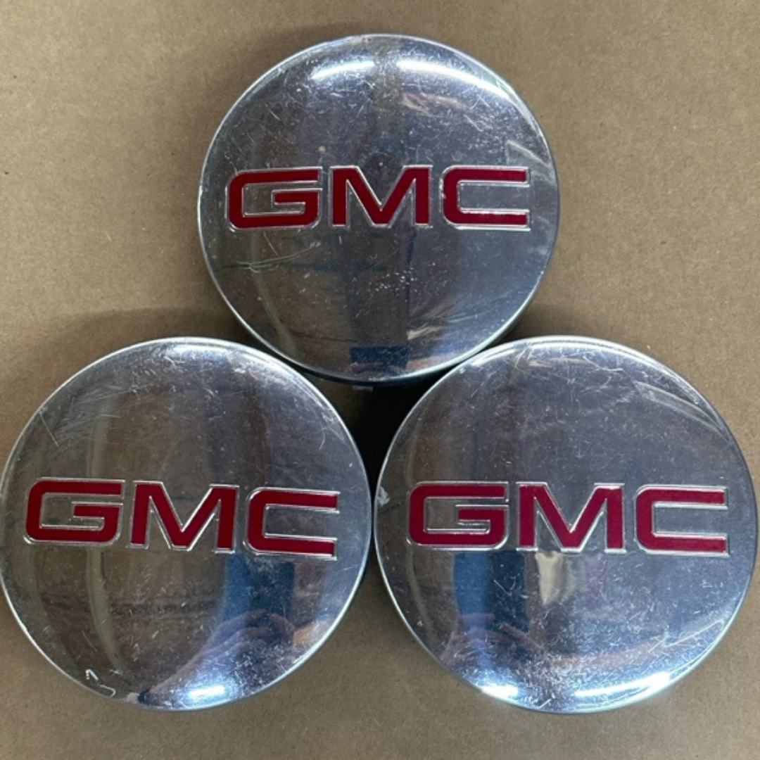 Set of 3 GMC Sierra Yukon Wheel Hub Center Cap 83MM 22837060 88589fca