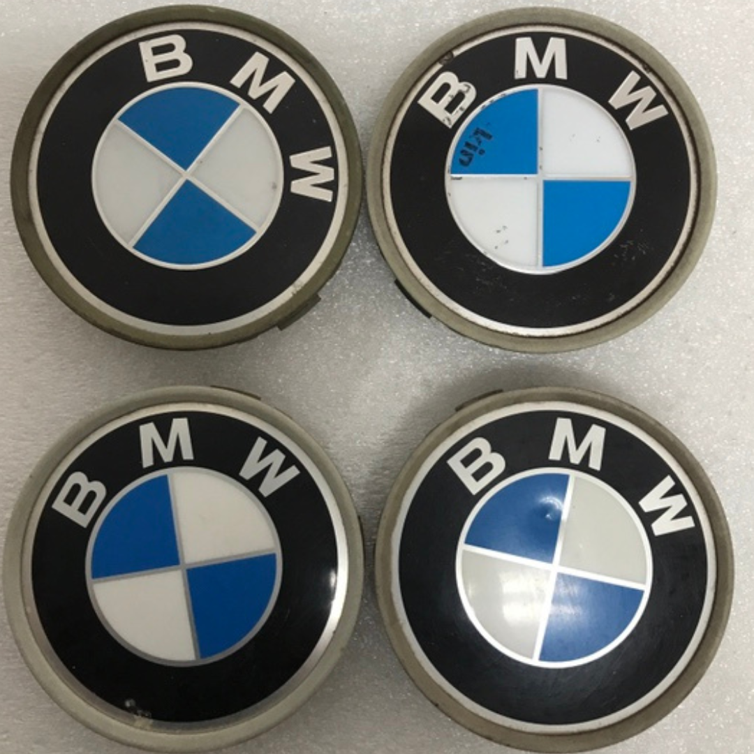 Set of 4 BMW Wheel Center Caps 6768640 68mm e5b518f4