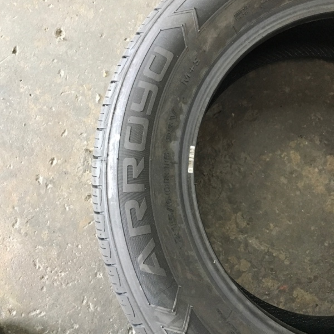 Set of 3 Arroyo eco pro a/s 215/60/16 tires 28e832bf