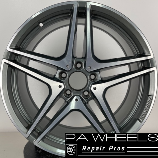 MERCEDES C-CLASS 2015-2019 19" FACTORY ORIGINAL REAR AMG WHEEL RIM 85455
