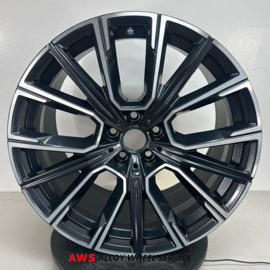 BMW 740i 750i M760i 2021-2024 20" FACTORY OEM REAR WHEEL RIM 71446 36118090097