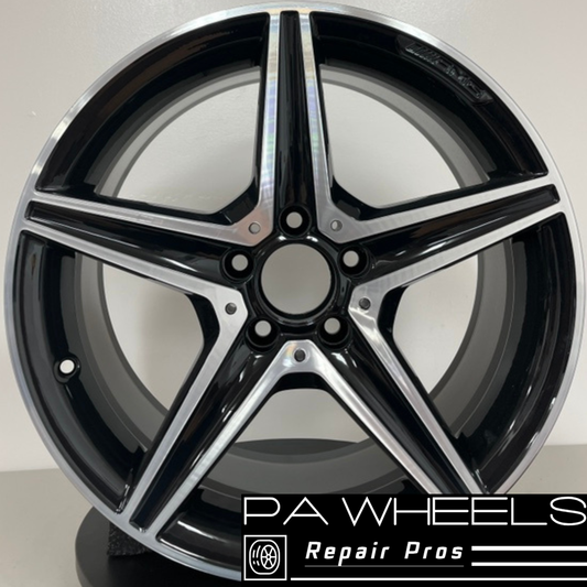 MERCEDES C43 C450 2016-2019 18" FACTORY OEM REAR AMG WHEEL RIM 85447 A2054017200