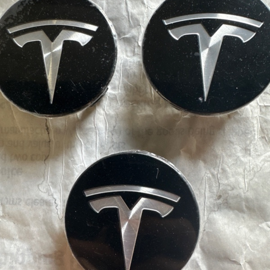 Set of 3 Tesla Wheel Hub Center Cap XWC1385-01 f94ae952