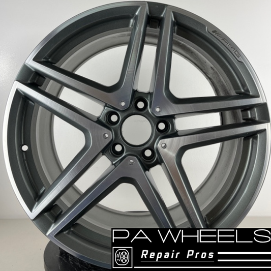 MERCEDES E63 E63s 2014-2016 19" FACTORY OEM REAR AMG WHEEL RIM 85400 A2124010900