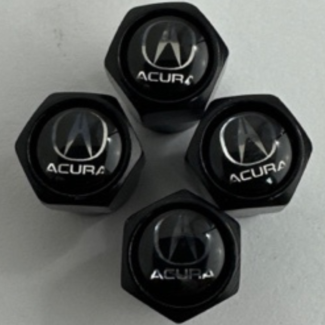 Set of 4 Universal Acura Wheel Stem Air Valve Caps 3f8fc673B