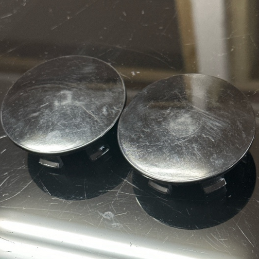 Set of 2 ABS Wheel Center Cap Black C-V1157 cc4073fb