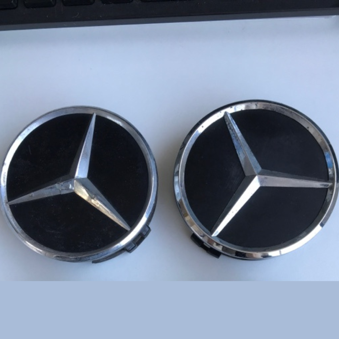 Set of 2 Mercedes-Benz Wheel Hub Center Cap 2204000125 093dc887