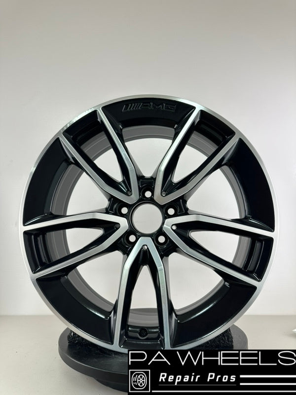 MERCEDES C43 2018 19" FACTORY ORIGINAL AMG FRONT WHEEL RIM