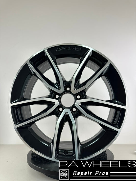 MERCEDES C43 2018 19" FACTORY ORIGINAL AMG FRONT WHEEL RIM