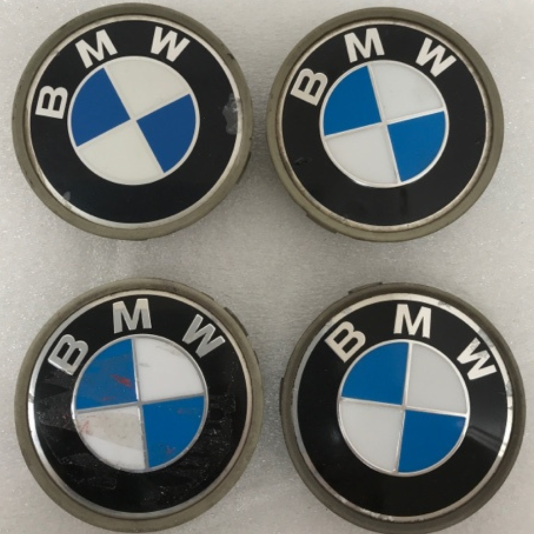 Set of 4 BMW wheel center caps 3 & 5 & 7 series 6768640 68mm b438d91a