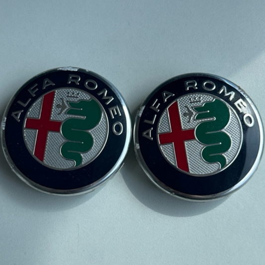Set of 2 Alfa Romeo Wheel Center Caps Hubcaps Rim Caps 60MM aab06ea1