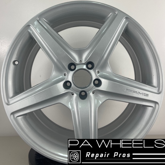 MERCEDES S63 CL63 2008-2011 20" FACTORY OEM REAR AMG WHEEL RIM 85029 A2214013402
