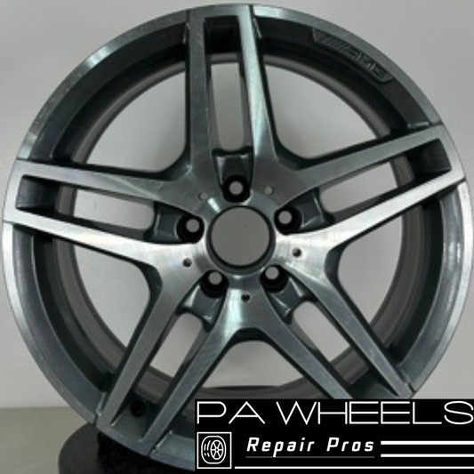 MERCEDES E-CLASS 2014-2016 18" FACTORY ORIGINAL FRONT AMG WHEEL RIM 85398 #D