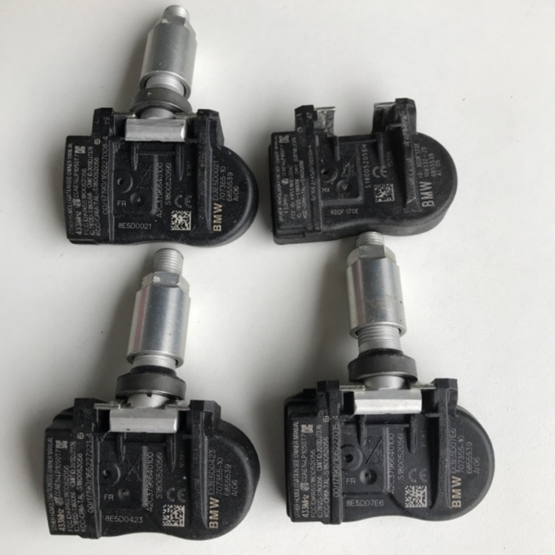 Set of 4 BMW Tire Pressure System 6855539 c78c50af