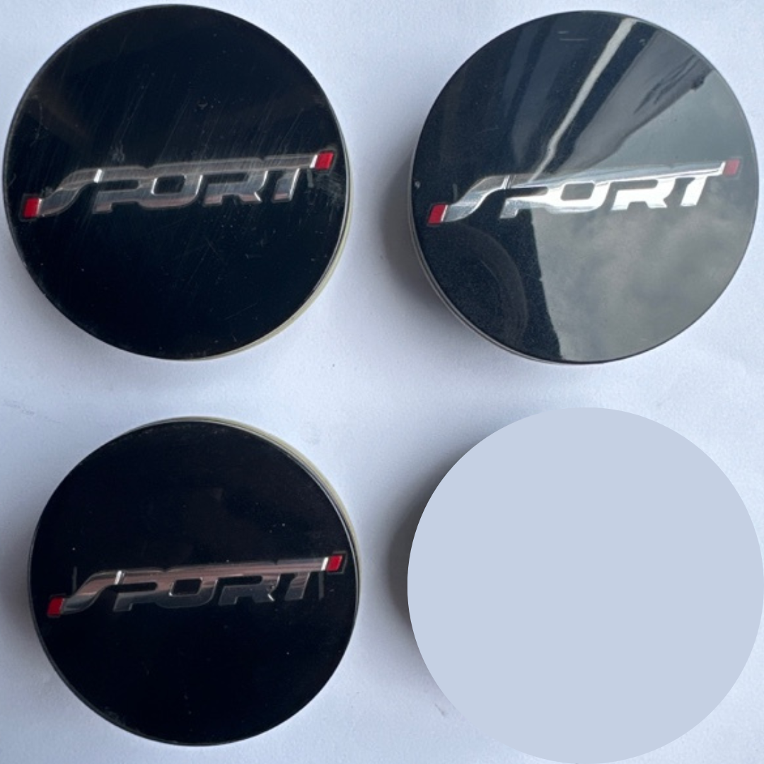 Set of 3 Ford Black Wheel Center Cap AE5J-1A096-AD 61a35215