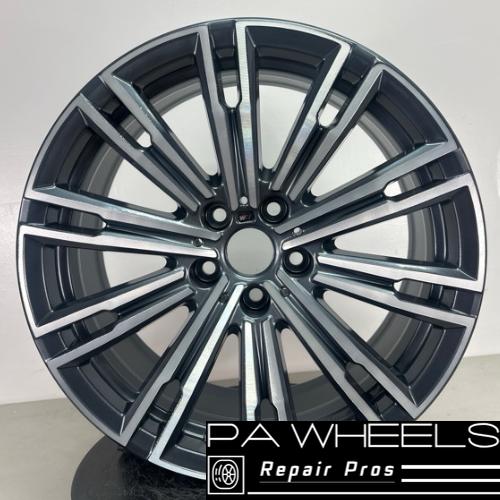 BMW 330i M340i Wheel 18" x 7.5" 2019-2022 86493 36118089890 Factory Original Rim Machined Dark Charcoal