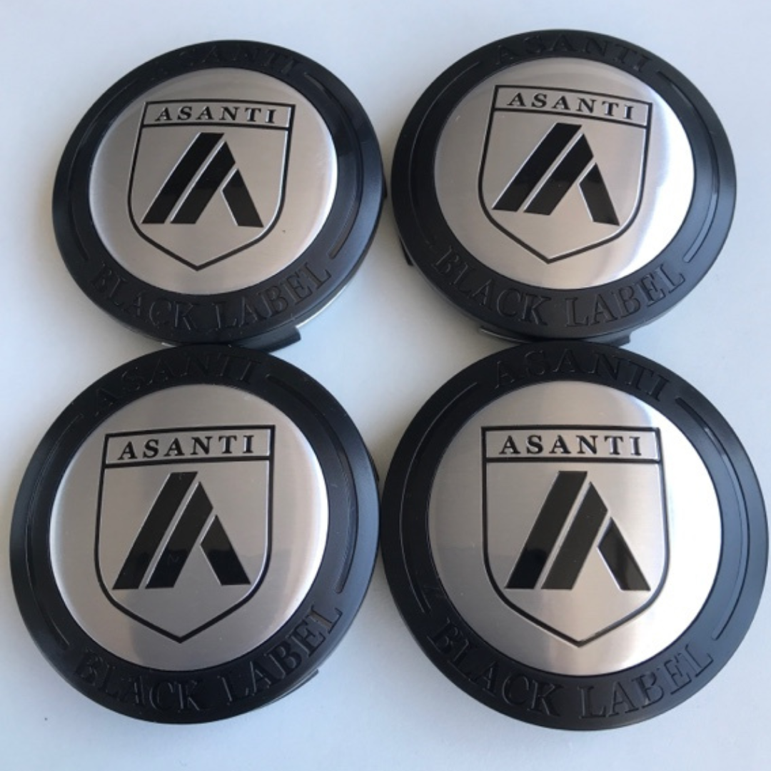 Set of 4 Asanti Wheel Hub Center Cap ABLCAP-BK d2f03de6