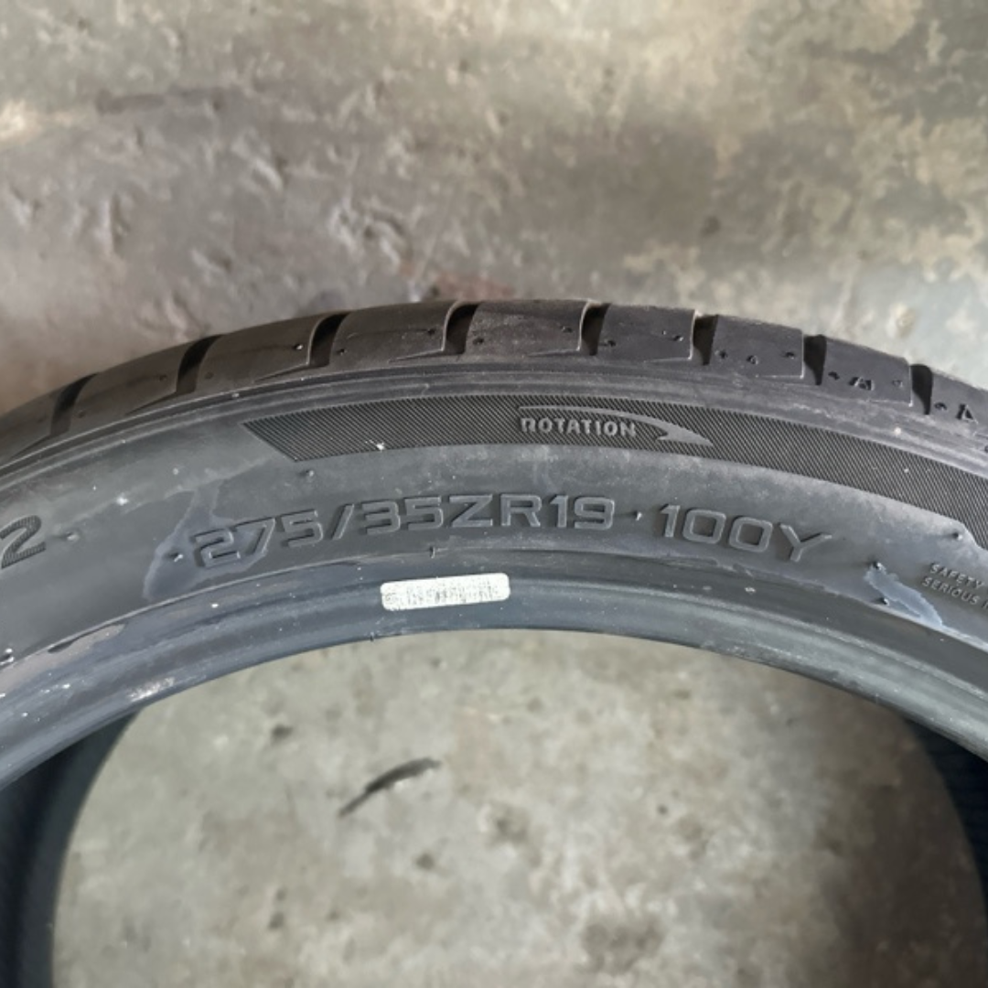 One Hankook ventus v12 evo2 275/35/19 Tire eaefa7eb