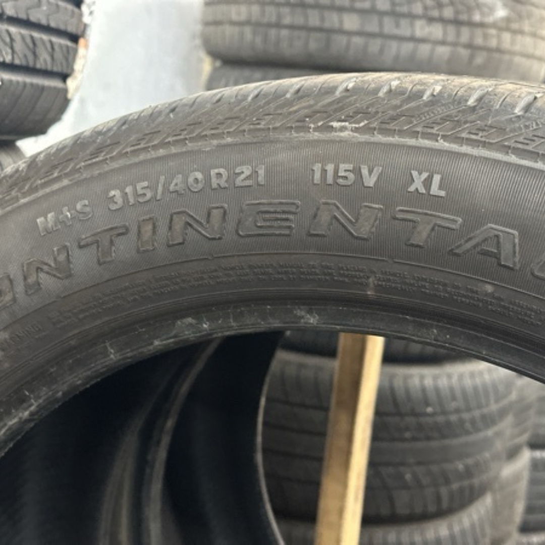 SET OF 2 CONTINENTAL CROSS CONTACT LX SPORT 315/40/21 TIRES  b7be1e99