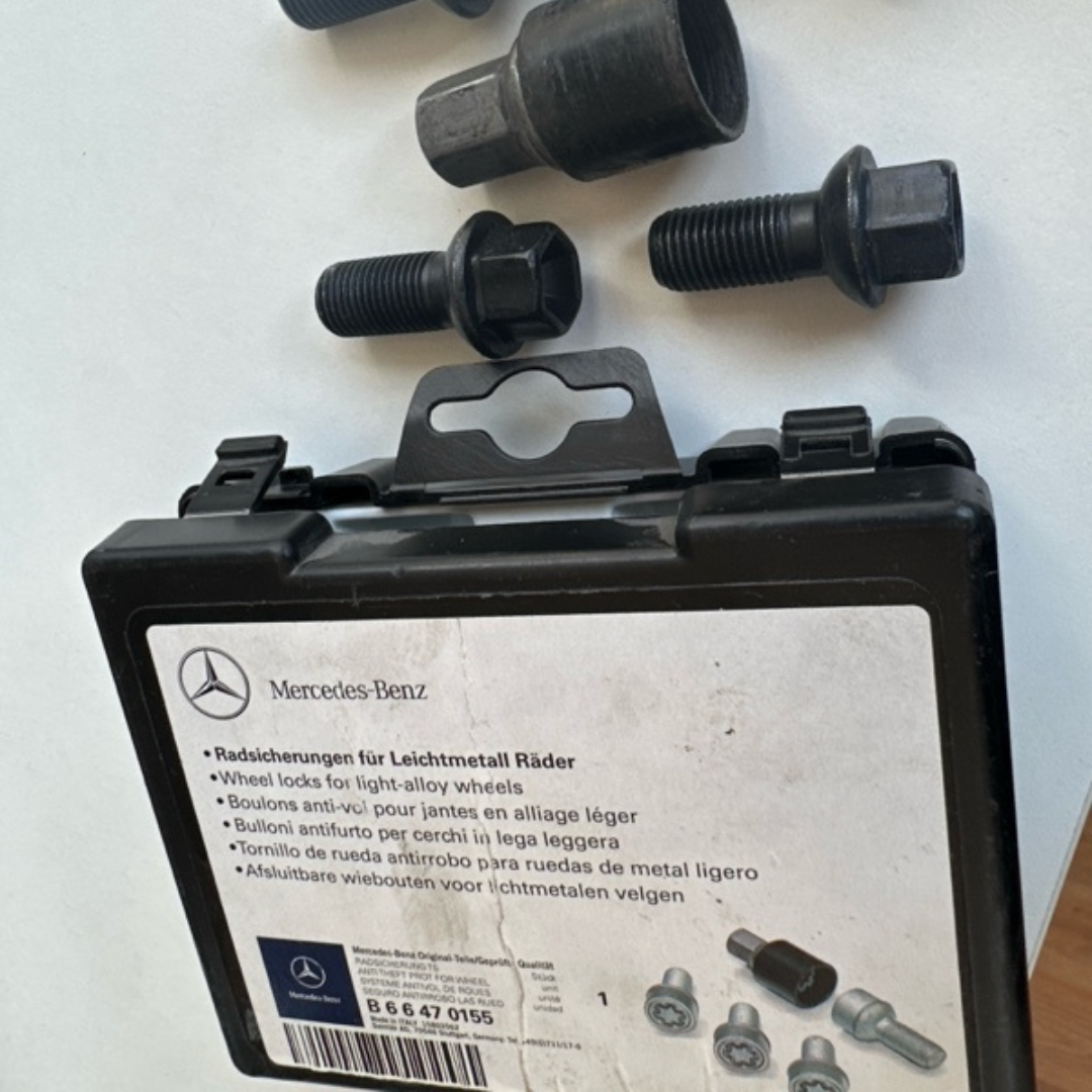 Mercedes-Benz Wheel Locks Set B66470155 7b53ebfa