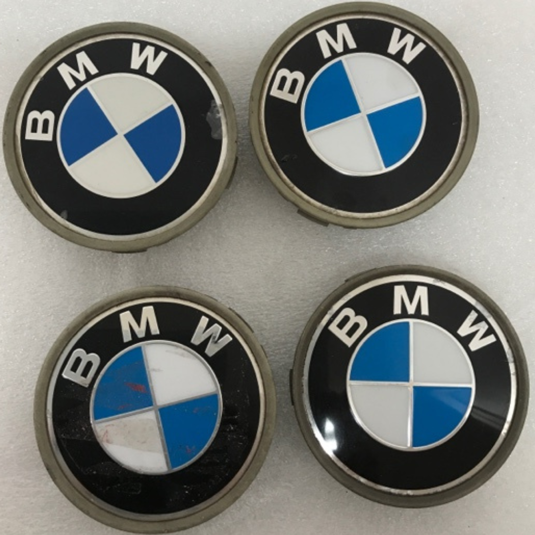 Set of 4 BMW wheel center caps 3 & 5 & 7 series 6768640 68mm b438d91a