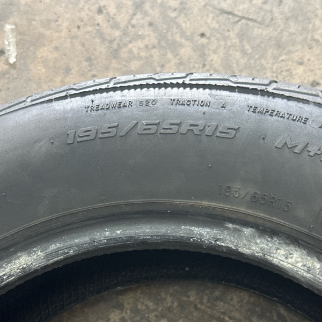 Set of 2 Mastercraft Stratus AS Size 195/65/15