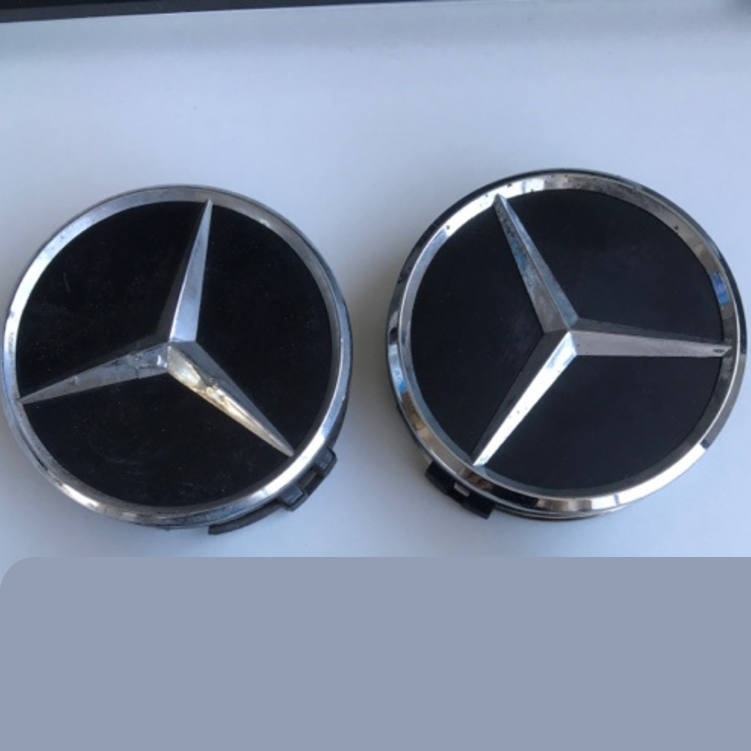 Set of 2 Mercedes-Benz Wheel Hub Center Cap 2204000125 093dc887