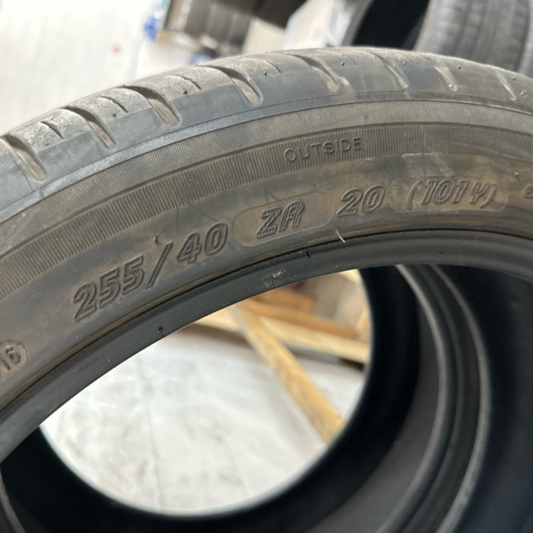 Set of 2 Michelin Pilot Sports 3 Tires 255/40/20 522ae66e