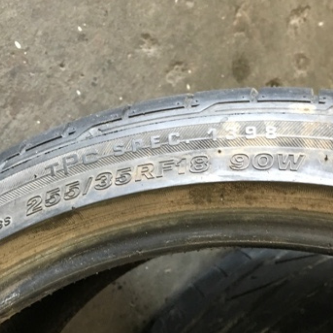 Set of 2 Bridgestone Potenza RE050A 255/35/18 Tires 81f74ed1