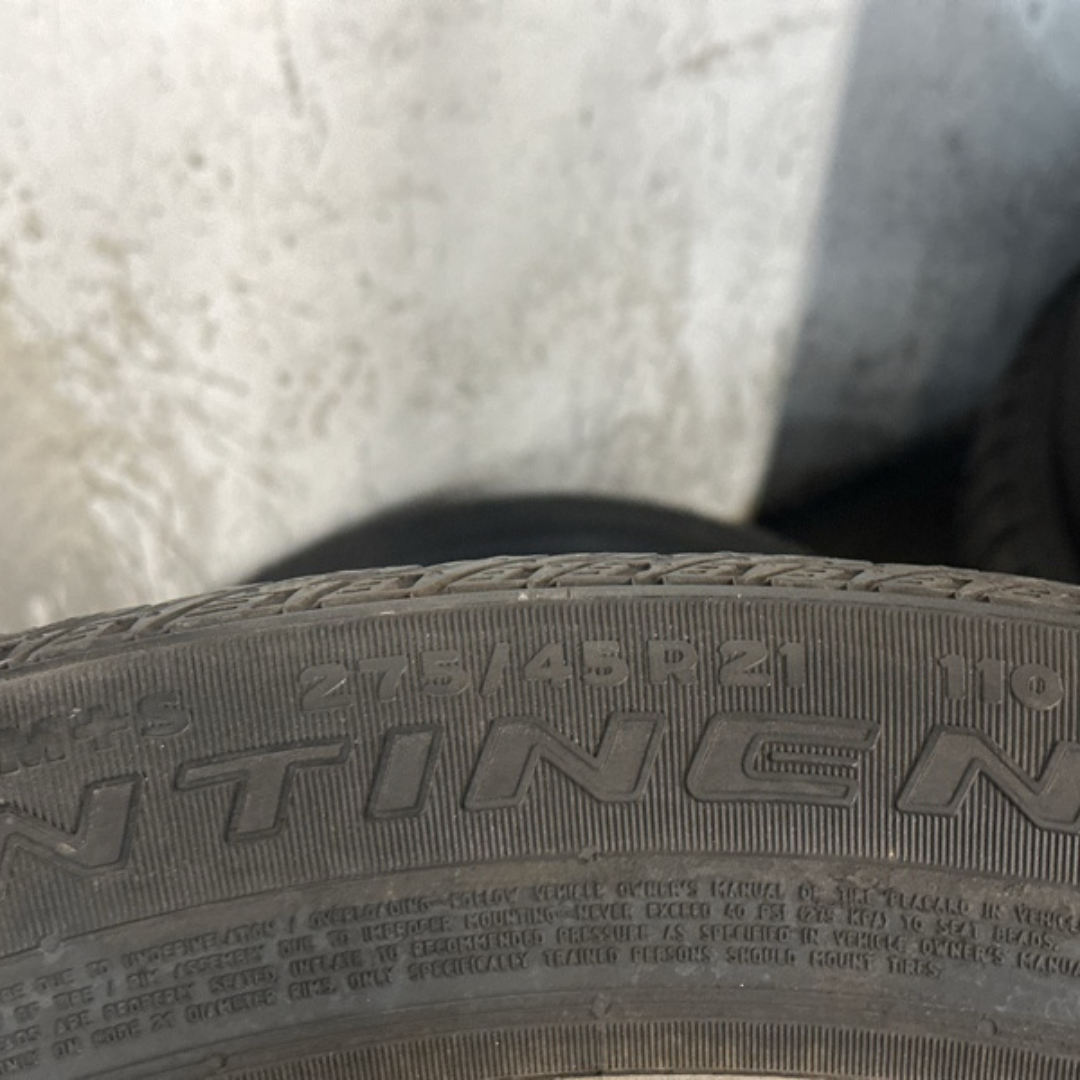 CONTINENTAL CROSS CONTACT LX SPORT 275/45/21 TIRE 897390d9