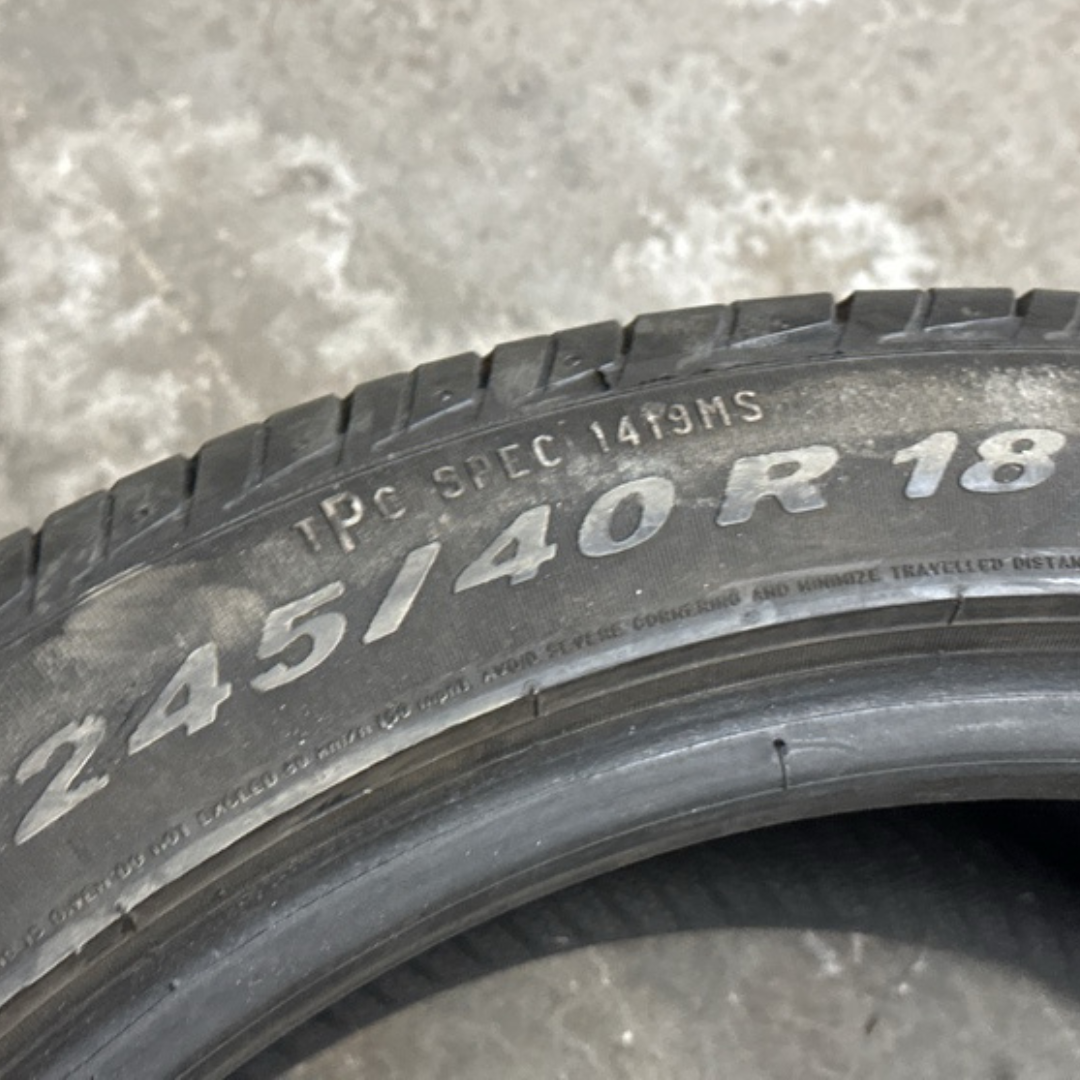 PIRELLI PZERO NERO 245/40/18 TIRE 2895605e