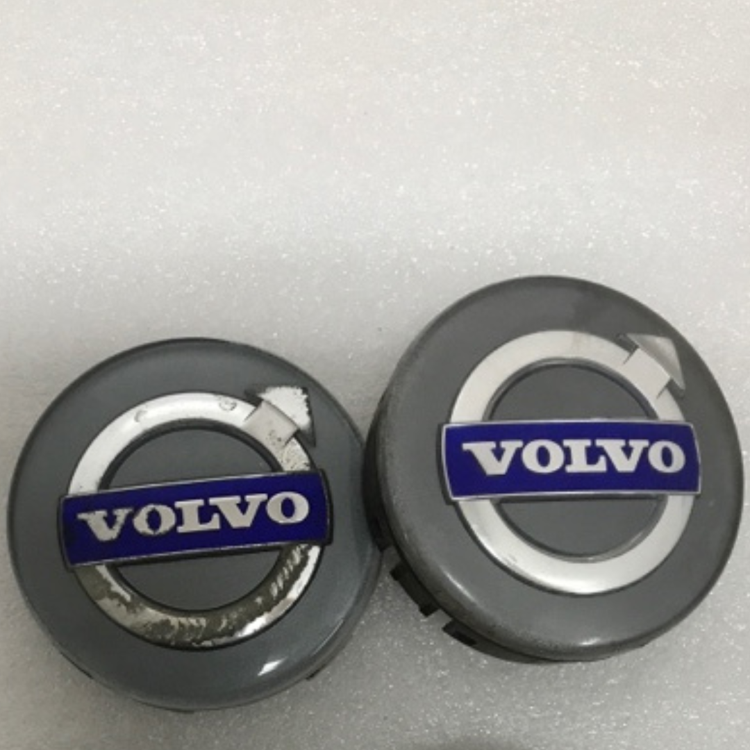 Set of 2 Volvo Iron Mark Alloy Wheel Center Cap 31400452 b7adb5b4