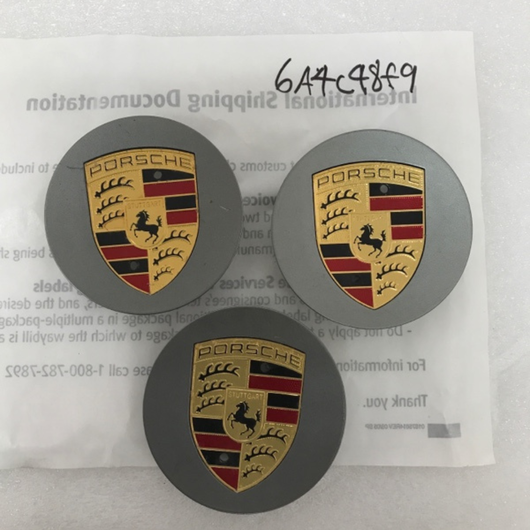 Set of 3 Porsche Center Cap 9P1601147 6a4c48f9