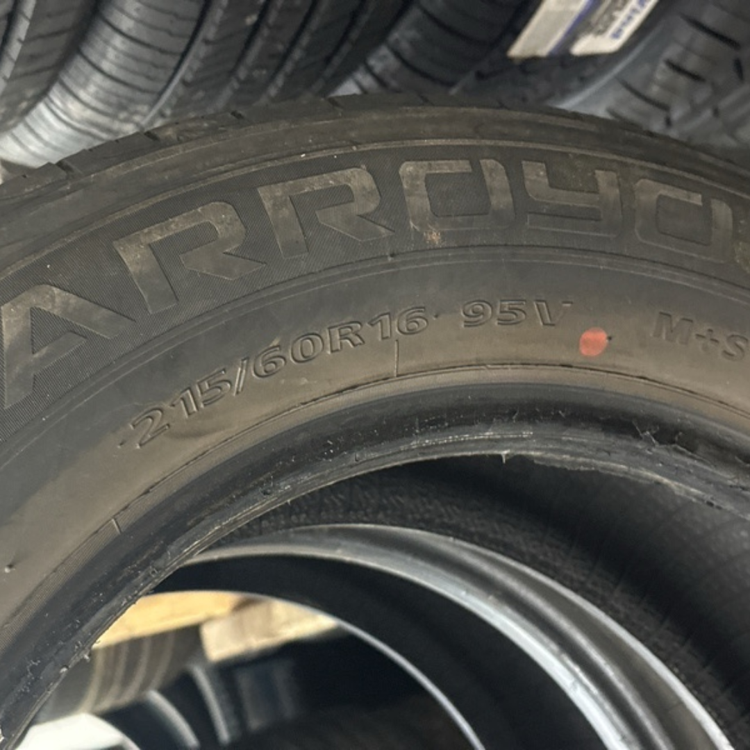 SET OF 2 ARROYO ECO PRO A/S 215/60/16 TIRES 8b8a5d92