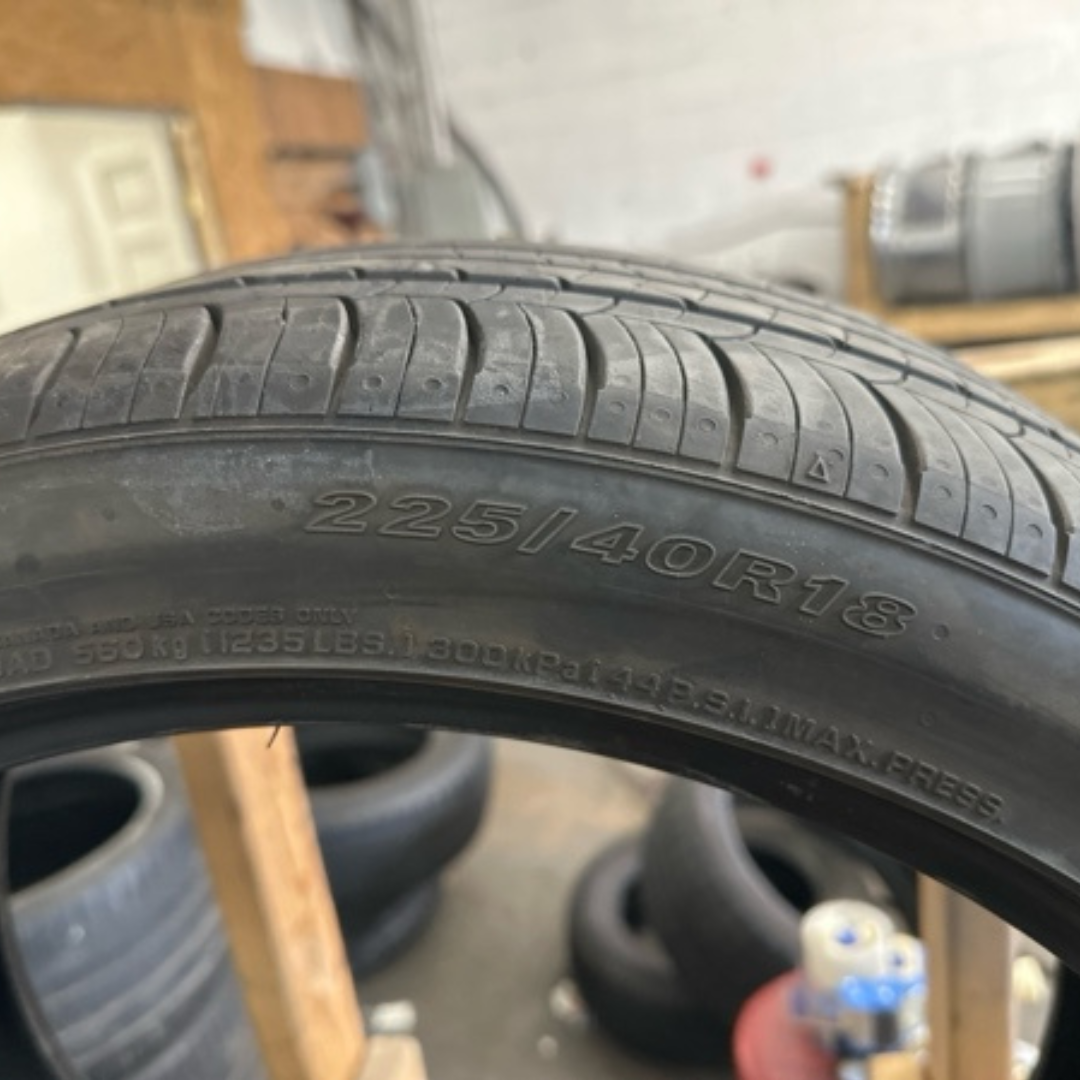 SET OF 2 NEXEN 225/40/18 TIRES 0a8a9a5f
