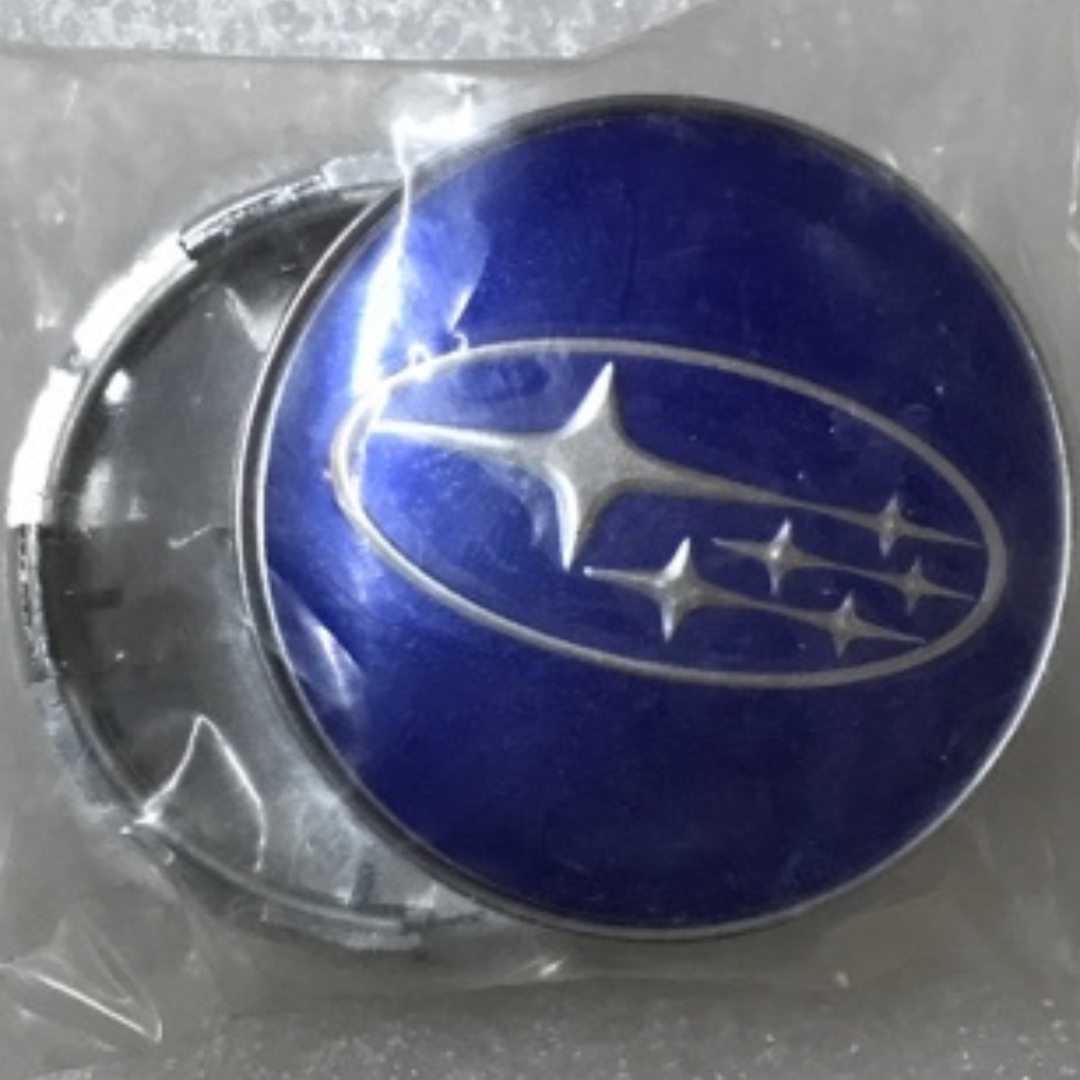 Subaru Wheel Center Cap Glossy Blue abfdb955