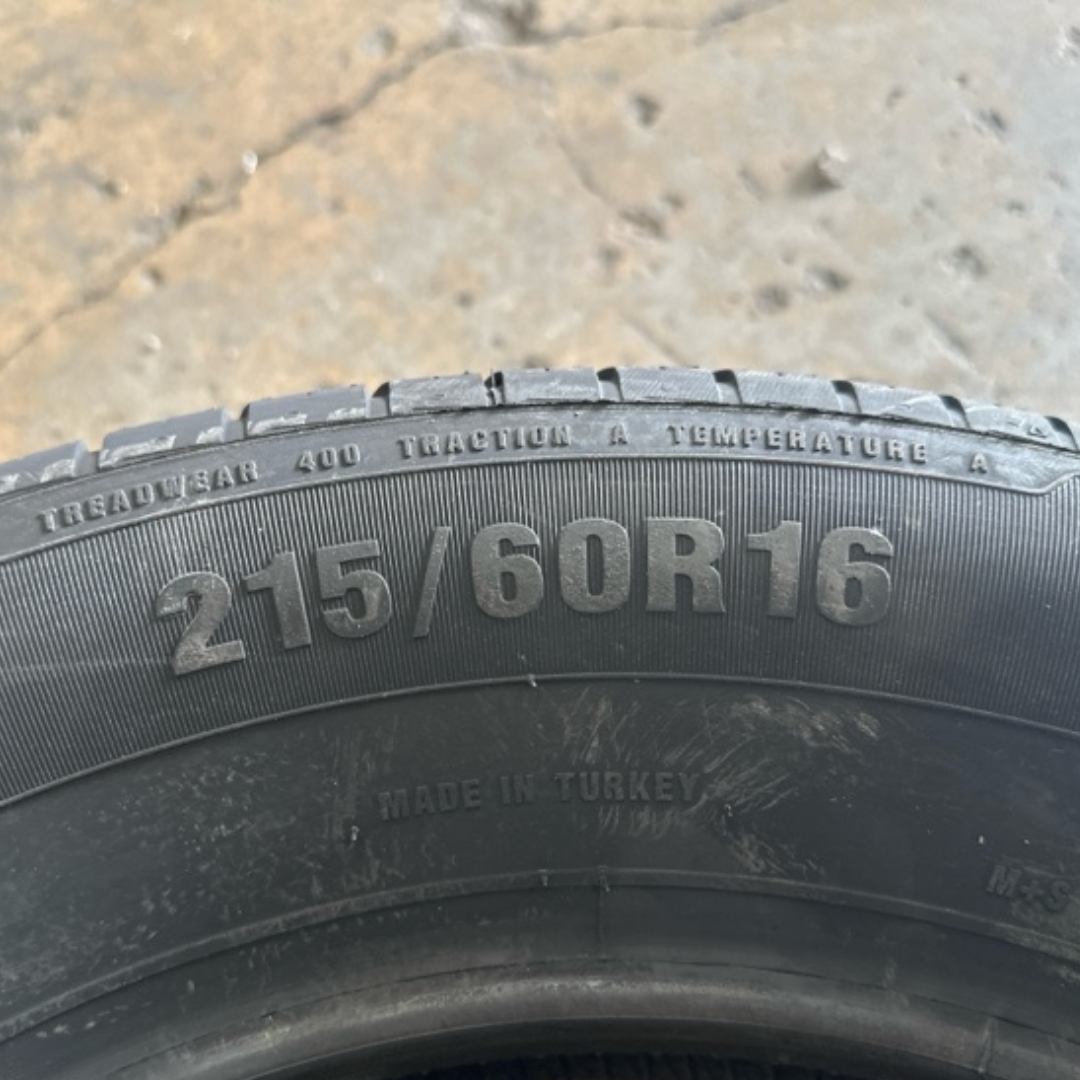 Set of 2 ARROYO GRAND SPORT 215/60/16 Tires 0cf9079c