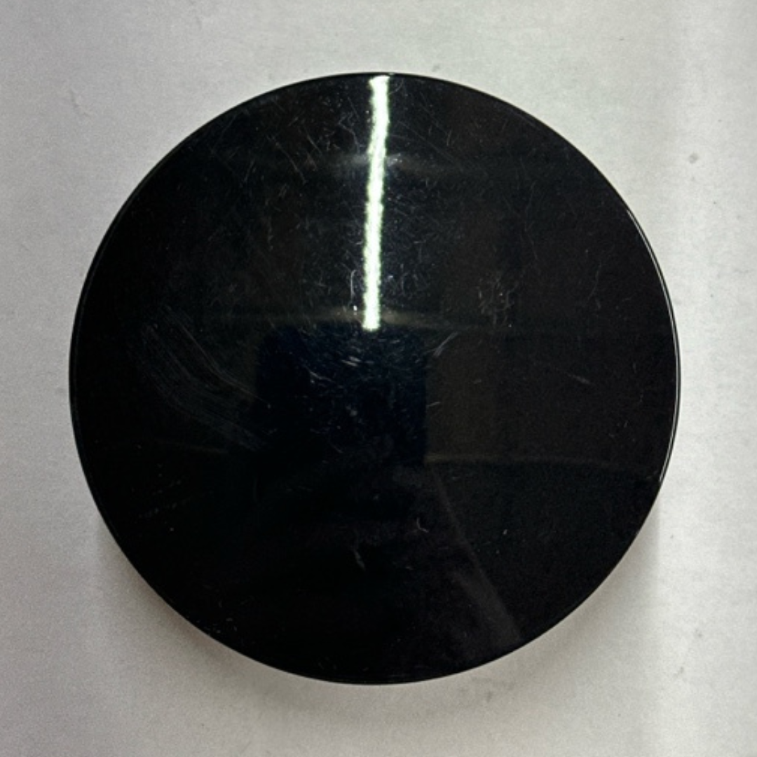 Set of 2 Blank Gloss Black Wheel Center Cap CAP5190 18078713