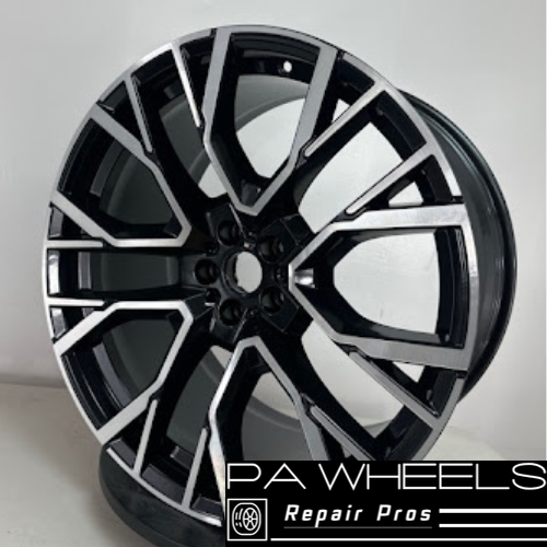 BMW X5 X6 2020 - 2022 86244 36118090796 OEM wheel rim 21x10.5 FRONT CNC Black