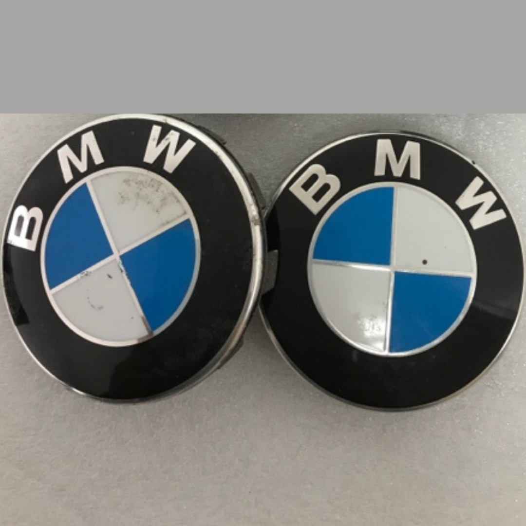 Set of 2 BMW Wheel Center Cap 68mm Genuine 36136783536 622aaacc