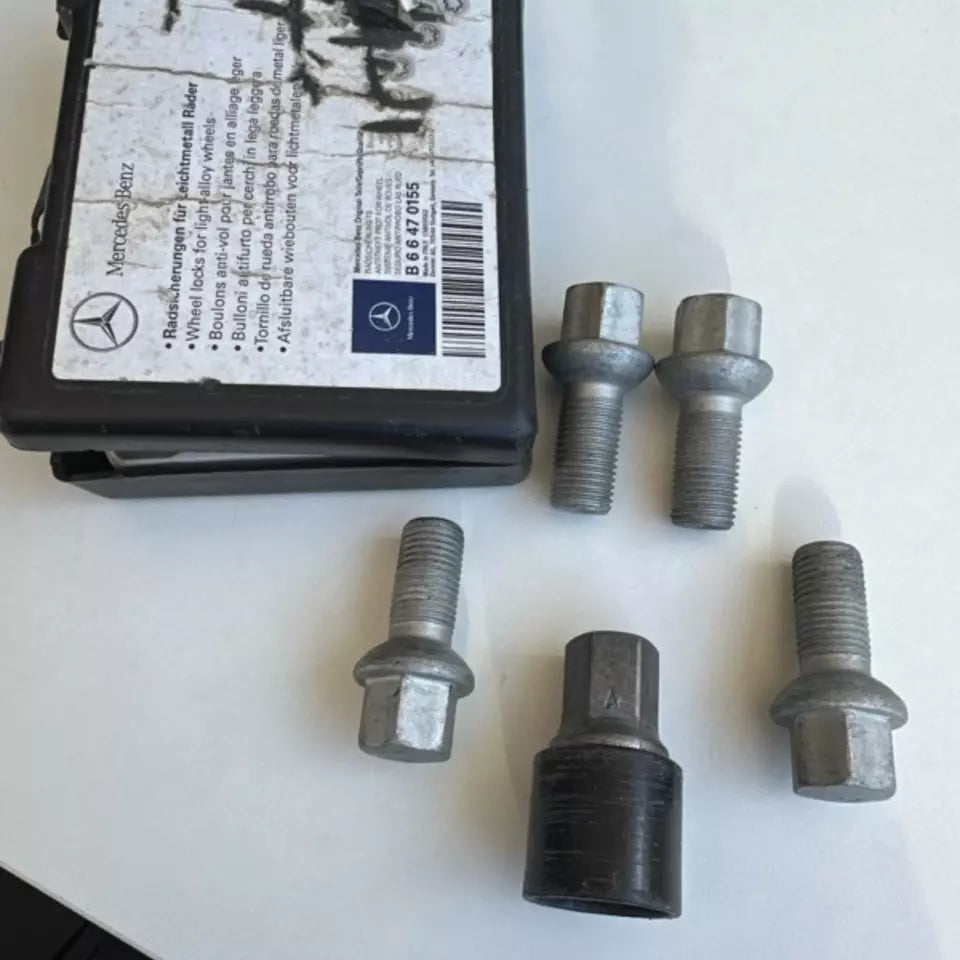 Mercedes-Benz Wheel Locks Set B66470155 6c77836f