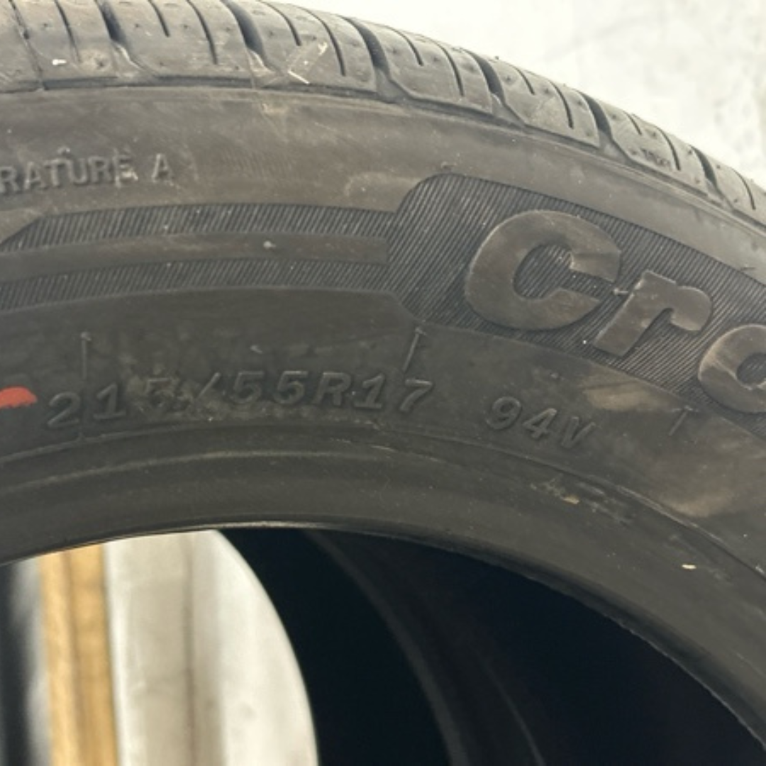 SET OF 2 CROSSWIND HP010 PLUS 215/55/17 TIRES 7a87b6b6