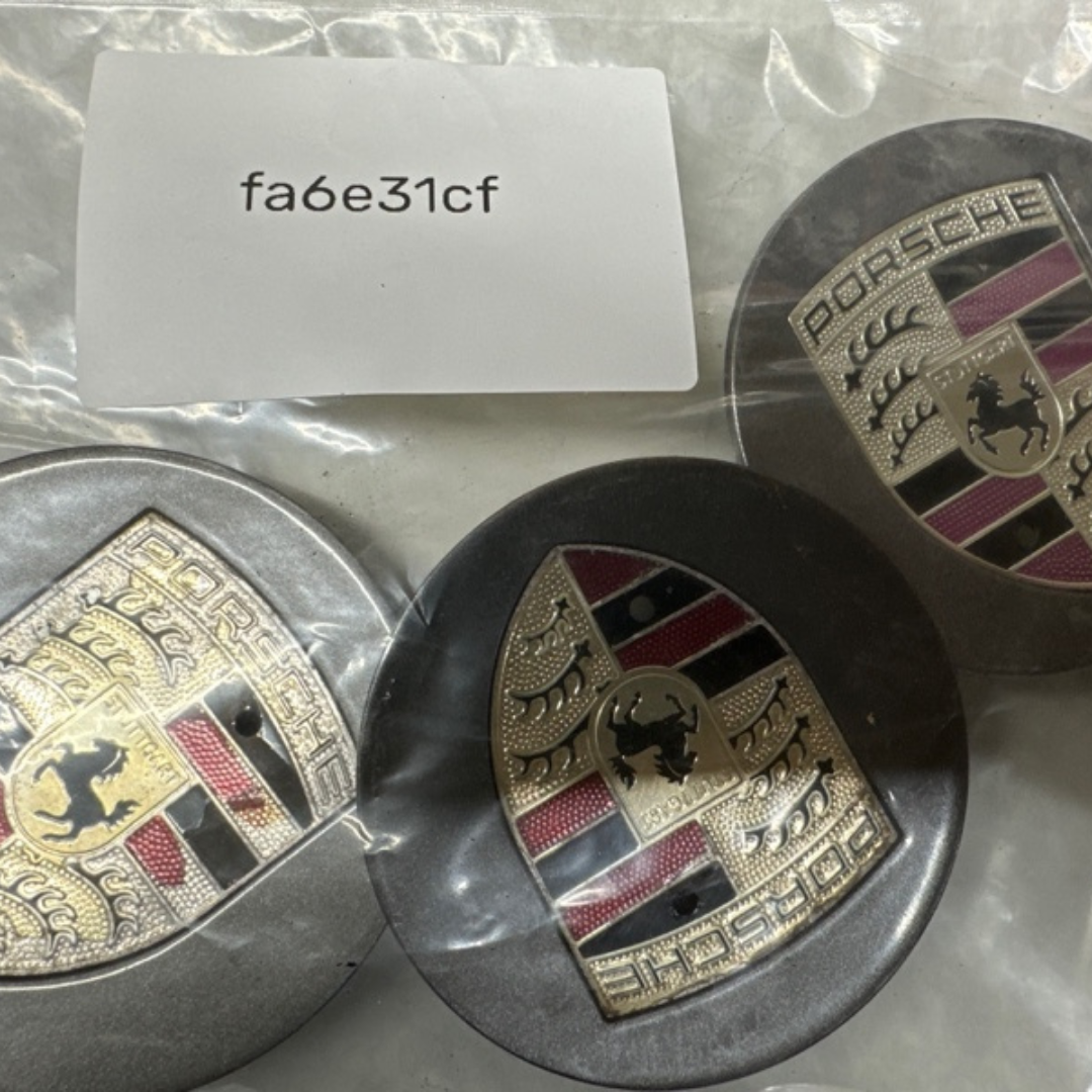 Set of 3 Porsche 911 Boxter 955 Wheel Center Hub Cap OEM 7L5601149 fa6e31cf