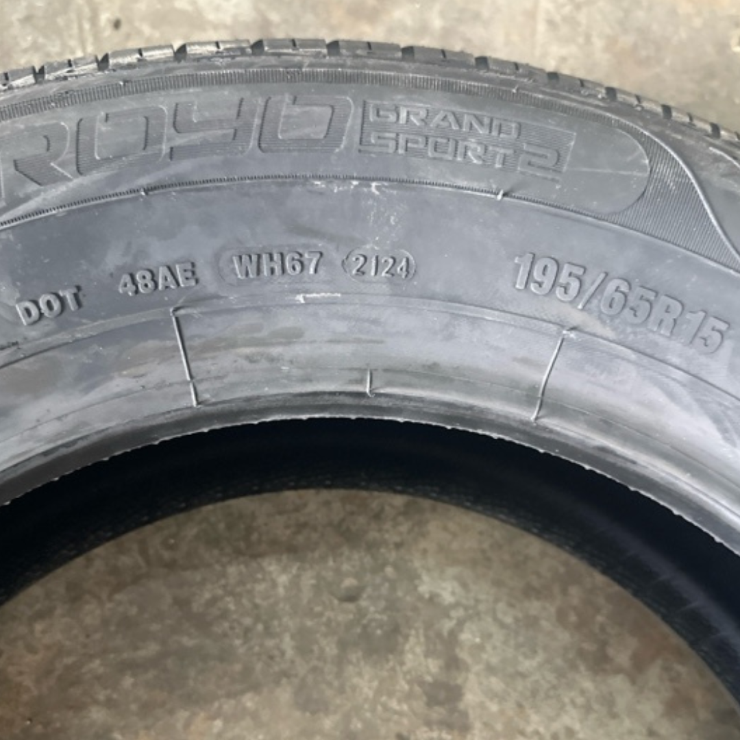 Set of 4 Arroyo Grand Sport 2 195/65/15 Tires 3282c1cd