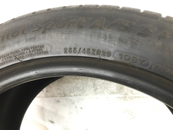 Michelin PilotSport A/S 3+ Size 265/45/20