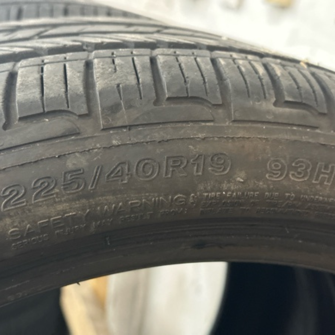 TIRE BRIDGESTONE TURANZA 225/40/19 TIRES 97414864
