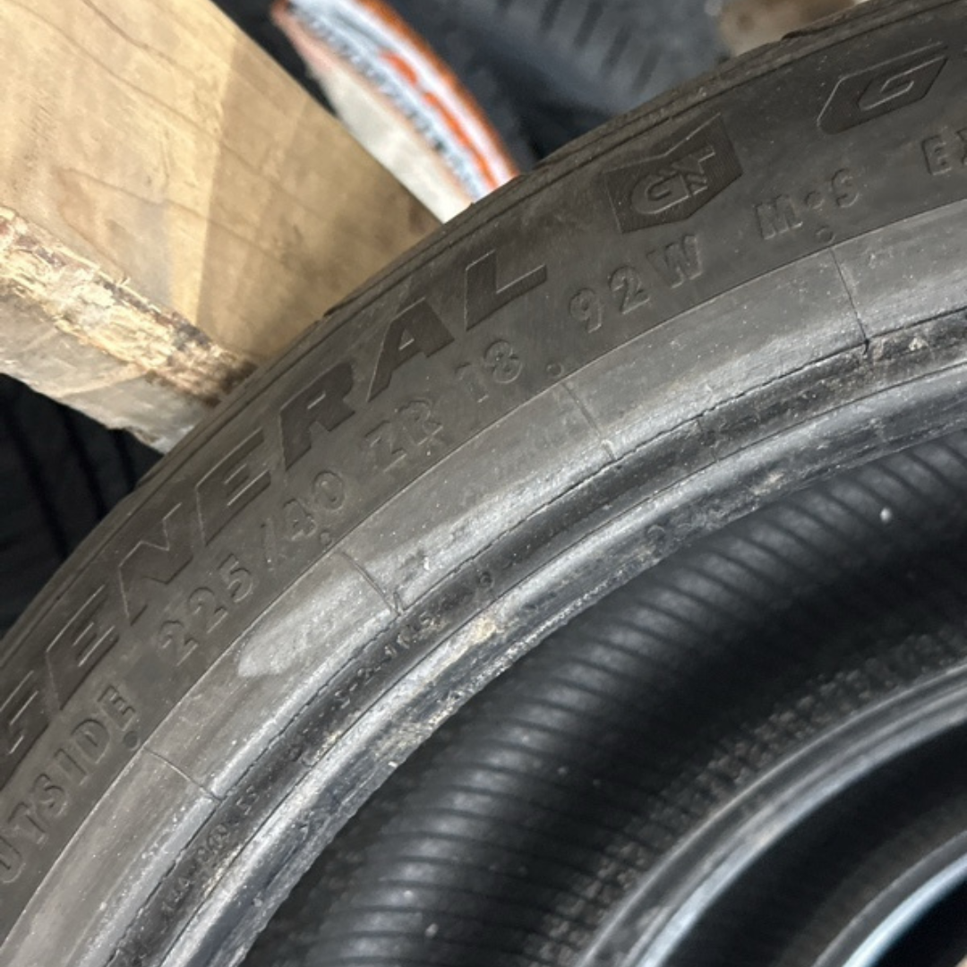 GENERAL G-MAX AS-05 225/40/18 TIRE f09ac281