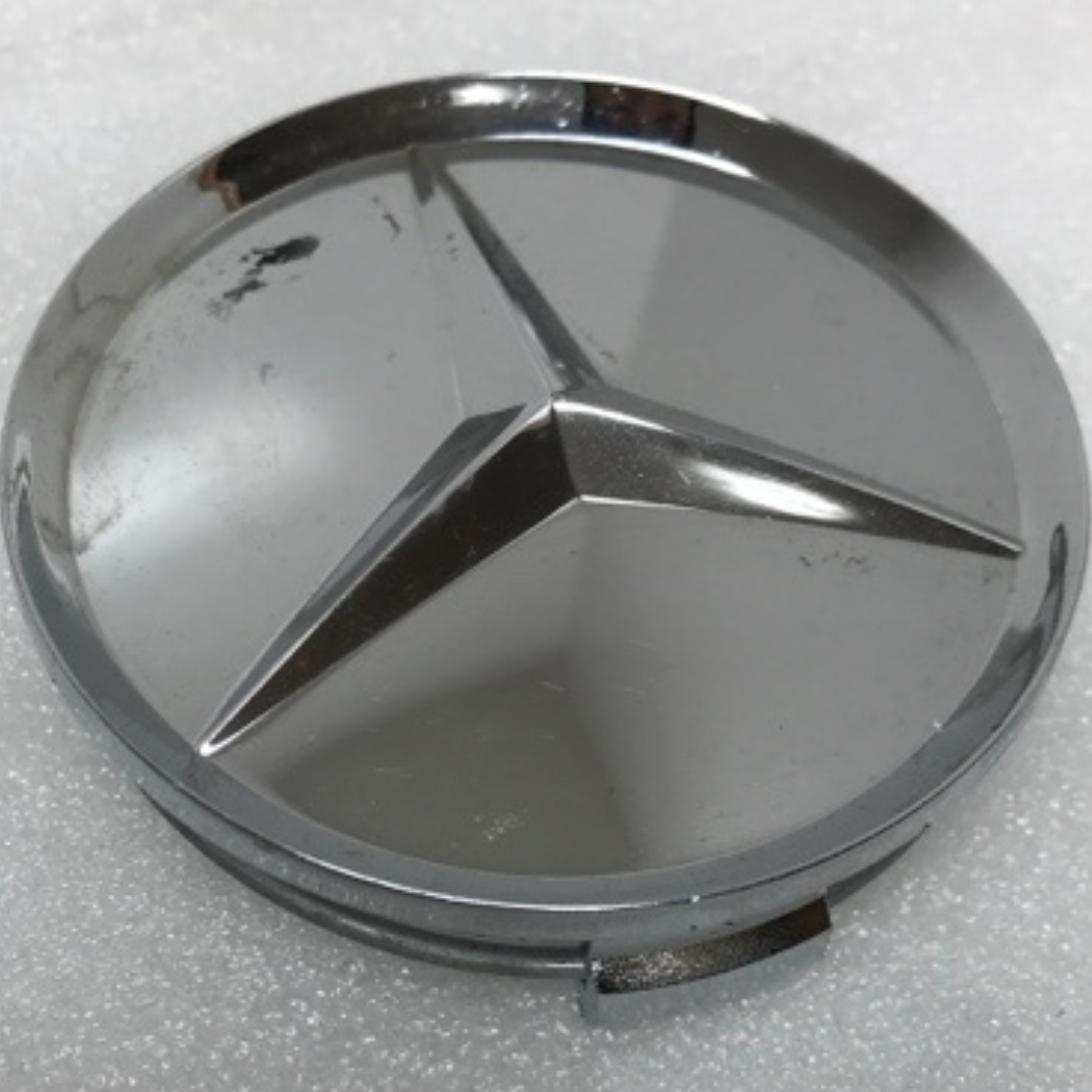 SET OF 3 Mercedes Benz CHROME CENTER CAPS A1714000125 a8368d4f