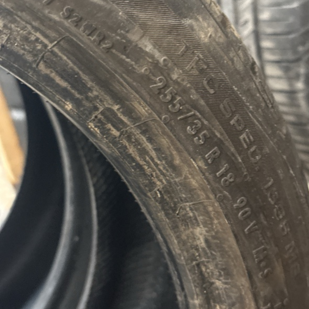 SET OF 2 CONTINENTAL PRO CONTACT SSR 255/35/18 TIRES 8f58d8a6